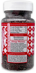 Aquatic Provisions Freeze Dried Bloodworms for Fish, 0.5 oz (14.2g) Jar