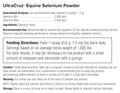 UltraCruz - sc-363248 Equine Selenium Yeast Supplement for Horses, 1 lb, Powder (226 Day Supply)