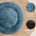 JOLLYVOGUE Calming Dog Beds Large Sized Dog, 36in Donut Washable Large Pet Bed, Anti-Slip & Anti-Anxiety Fluffy Faux Fur