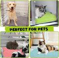 Barydat 8 Pcs Guinea Pig Cage Liner, 16 x 12'' Washable Fleece Bedding Mat