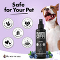 Girl With The Dogs FLUFF OFF Pet Scent (Blueberry Bubblegum) 8 Oz - for Cats and Dogs - Made in USA