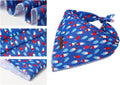 lionet paws Patriotic 4th of July Dog Bandana Summer Popsicle for Small Medium Large Dogs, Cat Dog Kerchief Triangle Bibs Scarf for Male Female