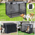 Dog Crate Cover 48 inch Built-in Anti-Freezing Felt,Only Cover