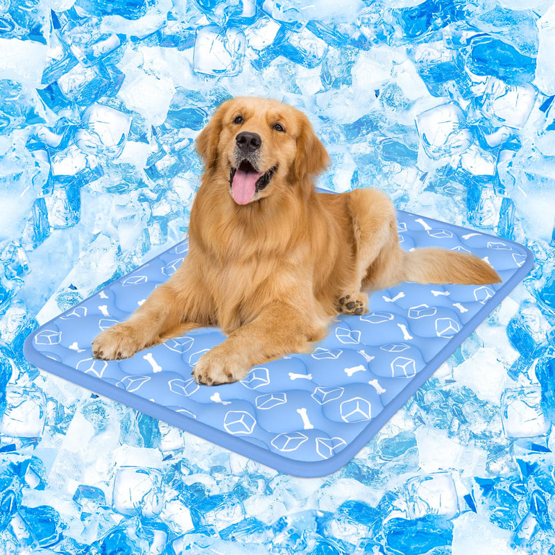 Rywell Dog Cooling Mat 2.0, Ocean Blue,44