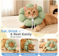 Avont Soft Cat Cone M Sagegreen Post-Surgery Anti-Lick Adjustable