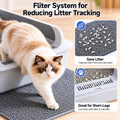KalraMay XXXL/XXL Extra Large Stainless Steel Litter Box, Cool Gray