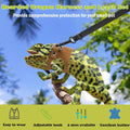 KABASI 3 Size Adjustable Bearded Dragon Harness Leash Set