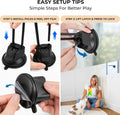 18-Piece Interactive Cat Toys for Indoor Cats, Cat Stuff Heavy Duty Self-Holding Floor Base & Suction Cup - Durable Feather Wand Bird Simulation Self Play Kitten Toys for Bored Adult Cats Juguete Gato
