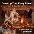 16Pcs Halloween Dog Bow Tie for Small Medium Dogs