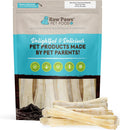 Raw Paws 8-Inch Compressed Rawhide Bones for Dogs, 10-Count - Large Chews