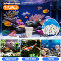 Sukh Ceramic Rings for Aquarium Filter - 15oz Bio Filter Media with 3 Bags
