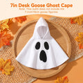 7 Inch Desk Goose Halloween Outfits Ghost Patterns Mini Desk Goose Hoodie