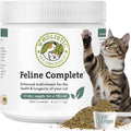 Wholistic Pet Organics Feline Complete - 4 oz - Organic Cat Multivitamin + Probiotic Supplement for Overall Health, Skin & Coat Support - Cat Vitamins for Cats Health - Kitten & Senior - 37 Scoops