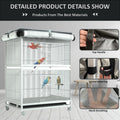 Large Bird Cage Cover - 600D Cage Covers for Night, Good Night Bird Cage Cover for Large Birdcage,Good Night for Cats, M