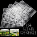 4 Aquarium lid Hood Fish Tank top Cover Terrarium lid Plastic Grid Panel Egg Crate Grate 6 Aquarium Glass Cover Board Cl