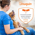 Nutramax Laboratories Nutramax Imuquin Immune Health Supplement Powder for Dogs, with Beta Glucans, Marine Lipids, Vitamins and Minerals, 30 Packets