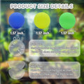 Turtle Toys for Aquatic Turtle Tank Accessories, Brush and 4 Balls