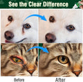 Packsy 120ml/4.06fl oz Pet Eye Drops for Dogs and Cats,Solution for Redness,Itching and Tear Stains,Fast-Acting,Safe for All Breeds and Sizes