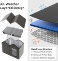 Bedsure ReflexHeat™ Ex-Wide Weatherproof Outdoor Cat House with Raised Base