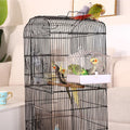 Colorday Bird Bath for Cage, Parrot Bath for Small to Medium Birds, Cockatiels, Parakeets, Budgie, Quaker, Conure, Lovebirds, Finches, Transparent, 6.7X6.7X7.74 inch