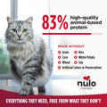 Nulo Freestyle Cat & Kitten Dry Food - Chicken & Cod Recipe, High Protein Grain Free Cat Food, Natural Kibble with Probiotics & Omega Fatty Acids, 4lb Bag
