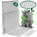 ohlela 8 Pack Scat Mat for Cats - 16 x 13 Inch Cat Repellent Mat with 1 Inch Spike is an Effective Stray Cat Repellent Outdoor & Indoor to Deter Cats & Dogs. Pet Deterrent Indoor 11.5sqft Coverage