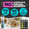 Jackson Galaxy Scrub Meowt! Stain & Odor Remover - Fast Acting & Non-Toxic CO2 Based Cat & Pet Spot Cleaner with Built In Brush - 2.5 Fl Oz Portable Pet Stain Remover