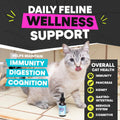 Jackson Galaxy Vitamin B12 for Cats, Liquid Daily Supplement Drops, 1 oz