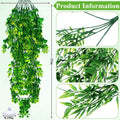 Suncalla 8 Pack Reptile Plants Terrarium Hanging Plant Vine Boston Climbing Terrarium Plant with Suction Cup for Bearded