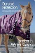 Equinavia Norse 200g Medium Weight Horse Blanket, Durable Waterproof Design