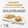 Fancy Feast Purina Appetizers Grain Free Cat Food Flaked Tongol Tuna Appetizer Lickable Cat Food Topper - 1.1 oz. Trays,