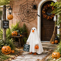 Halloween Porch Goose Outfit for 23 Inch Statue, 3 Pcs Ghost Costume Decor