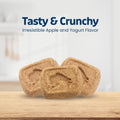 Blue Buffalo Health Bars Mini Crunchy Dog Biscuits, Oven-Baked with Natural Ingredients, Apples & Yogurt, 16-oz Bag