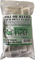 from The Field | Catnip Tea Bags | Ultimate Blend of Catnip & Silver Vine | Biodegradable, Non-GMO, Chemical-Free Refill Packs for Cat Toys | Safe, Potent, Mess-Free | 20 Pack, Made in USA