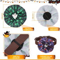 Sweetude 100 Pcs Halloween Dog Collar Flower Bows for Small Medium Large