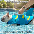 Fragralley Shark Dog Life Jacket, Adjustable Dog Life Vest with Shark Fin, Suit for Small Medium Large Dog Life Vest for