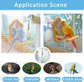 Jmxu's 3.5"-4" Cuttlebone for Birds Parakeets, Cuddle Bone with Metal Clip, Cuttlefish Bone for Sharp Beaks, Natural Birds Calcium for Parrots Cockatiels Tortoises, 4 Pcs