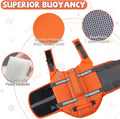 EMUST Dog Life Jacket, Adjustable Sports Style Swim Vests for Boating