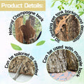 4PCS Cork Terrarium Background 15.7x11.8in Natural Cork Large Bark Climbing Mat Habitat Decoration Chameleons, Lizards, 