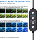 SEAOURA LED Aquarium Light for Plants, 18-24 Inch, Full Spectrum Fish Tank Light with Timer, Auto ON/Off, 10-Brightness,