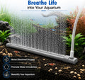 Aquarium Air Bubble Strip, Fine Bubble Wall Air Stone Bar for Fish Tank, High Dissolved Oxygen Diffuser, Aeration Bubble