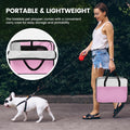 X-ZONE PET Dog Playpen Portable Pet Play Pens for Puppies, Cat, Rabbit, Chicks, Foldable Exercise Play Tent Kennel Crate, Indoor/Outdoor Travel Camping Pink Small