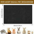 Waterproof Pet Playpen Mat, 59 x 39 Inch Guinea Pig Cage Liner Reusable Floor Pad with Non-Slip Backing Perfect for Rabb