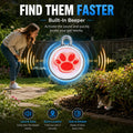 GPS Tracker for Dogs, Smart Pet Tracker Collar, Real-Time Location Tracking, Pet Location Tracker, No Monthly Fee, No SI