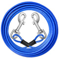 jenico Dog Tie Out Cable: 15ft Dog Leads for Yard Heavy Duty - Reflective Chain Leash for Outside Small Large Dogs Up to 125lbs Outdoor Runner Camping