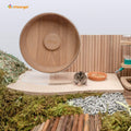 Niteangel Hamster Play Wooden Platform: Wave- 15.7" L x 9" W - 7" H