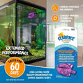 Clarence the Clarifier Fish - 1 pk, Purple - Aquarium Treatment, Clear Cloudy Fresh-Saltwater, Fish-Plant Safe, 10gal Ta