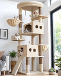 Globlazer S74G 74in Tall Cat Tree for Indoor Cats Large Adult