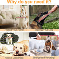 ToLanbbt Dog Tug Toy, Dog Bite Jute Pillow Pull Toy with 2 Strong Handles, Perfect for Tug of War, Puppy Training Intera