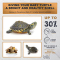 Ultra Fresh Floating Baby Turtle Food, All Natural Ingredients, Wild Sword Prawn, Calcium Vitamin D Enriched for Picky A